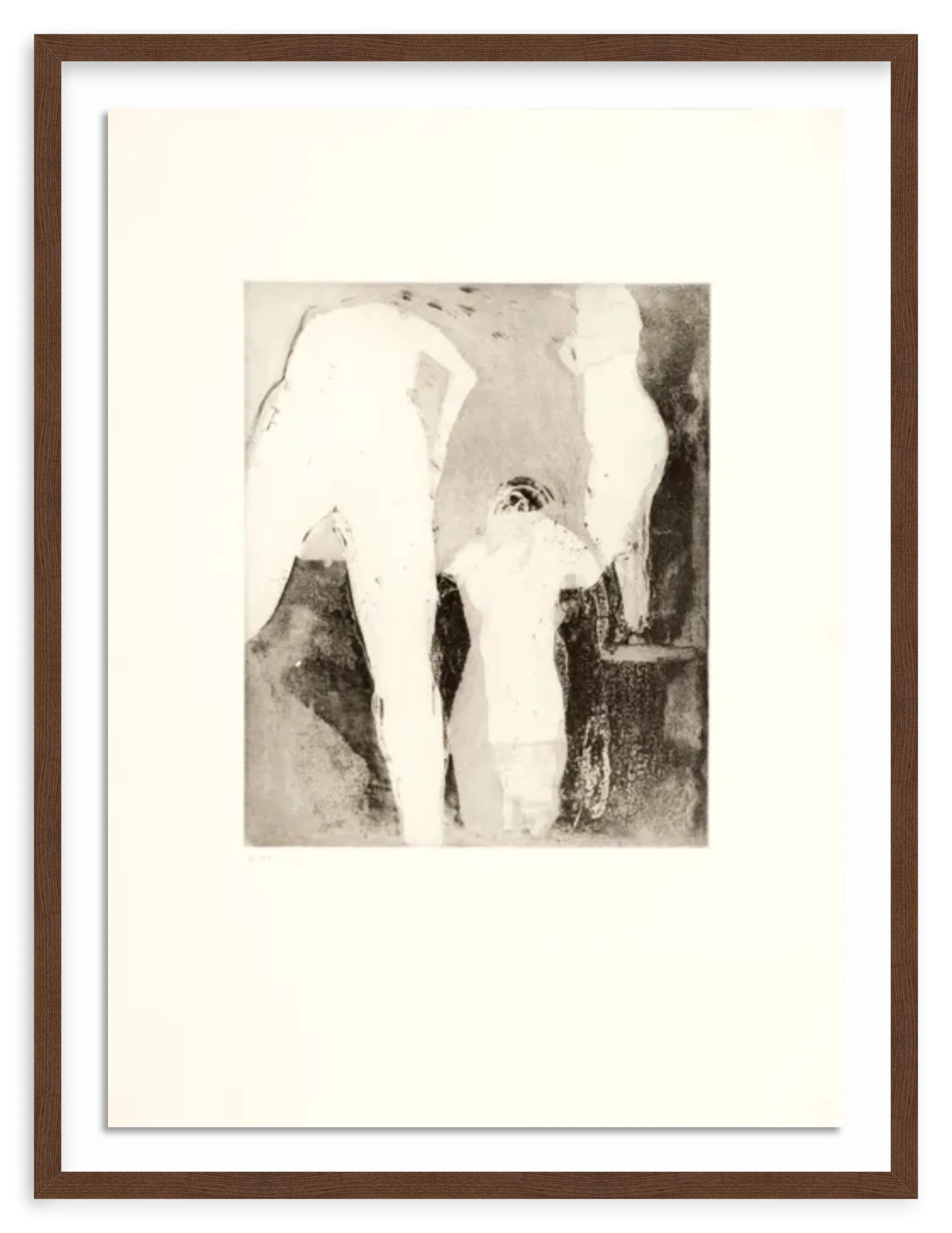 400214853971 - Sin título (triángulo negro)' print by Imelda Ferrer