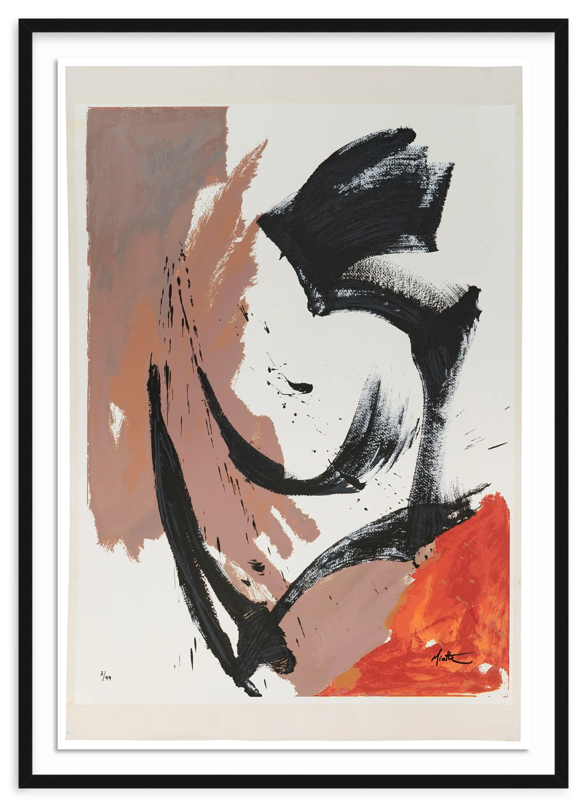 400214867725 - Mancha roja' print by Jean Miotte - Image 2