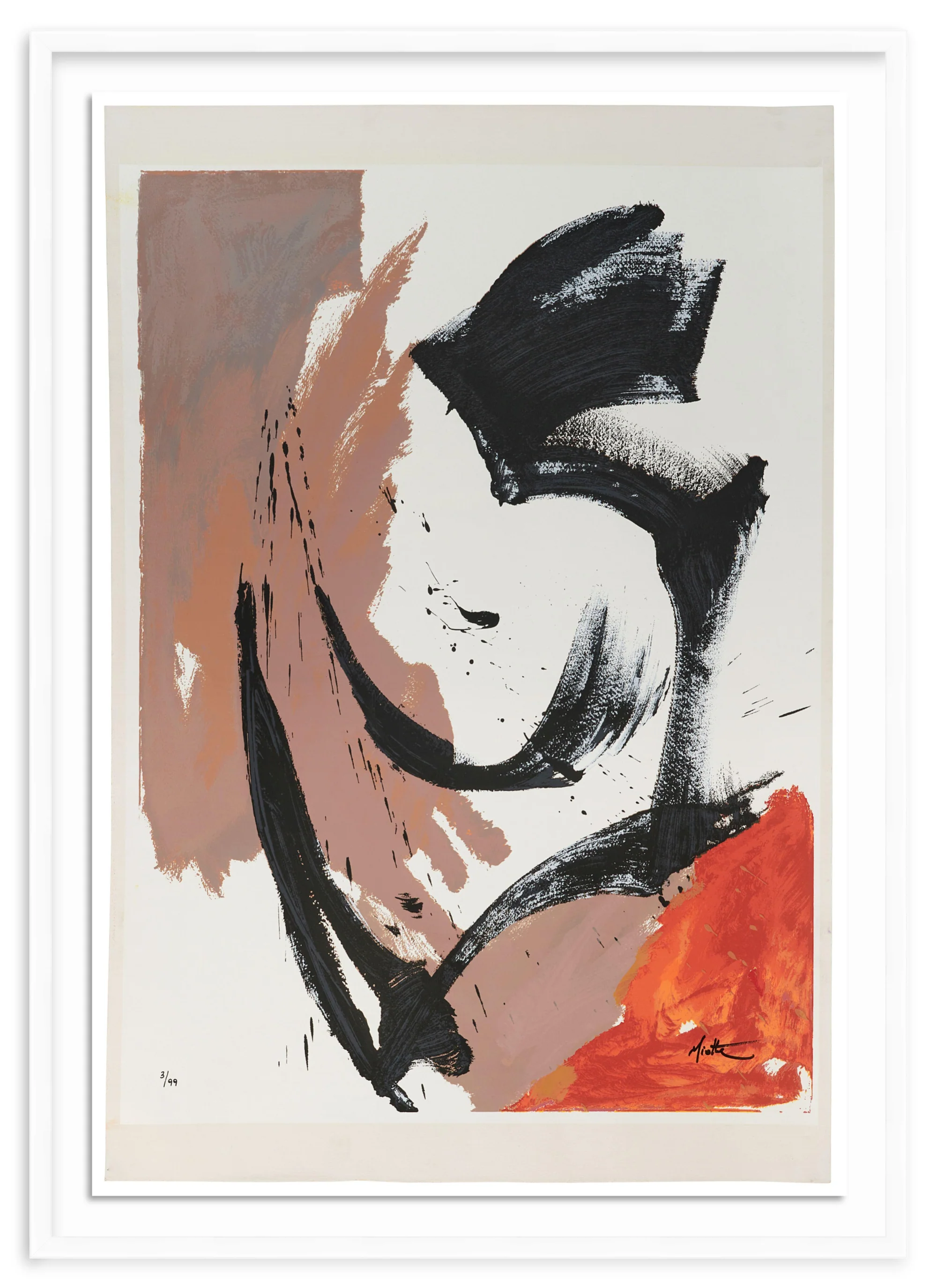 400214867725 - Mancha roja' print by Jean Miotte - Image 3