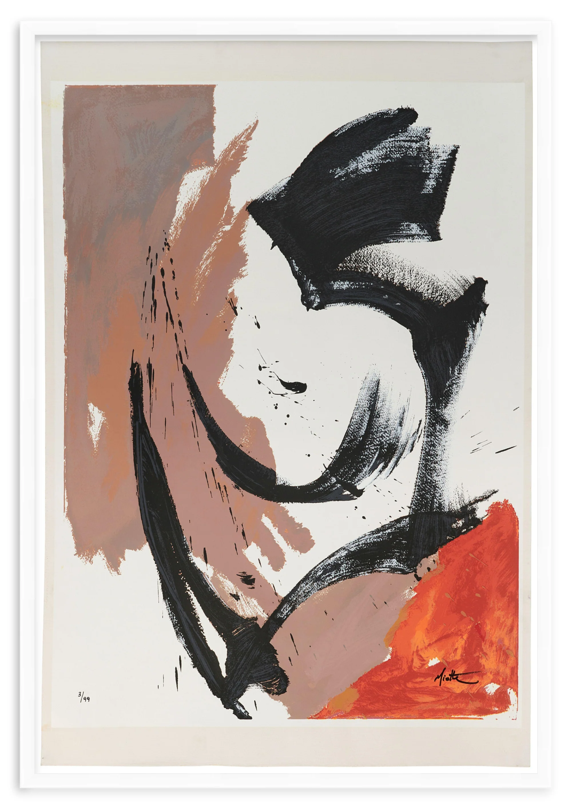 400214867725 - Mancha roja' print by Jean Miotte - Image 4