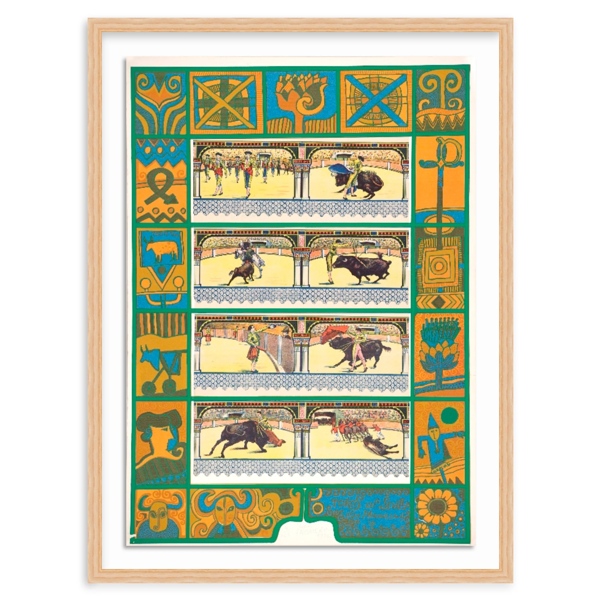 400214876956 - Toros en Sevilla que maravilla' print by Juan Romero Fernández