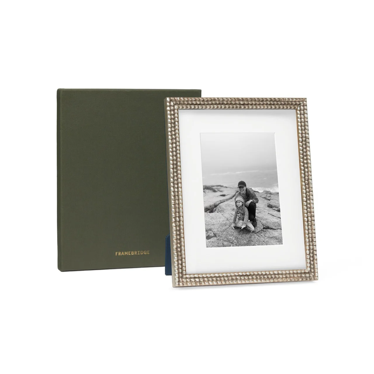 Beaded Frame Silver: 8x10