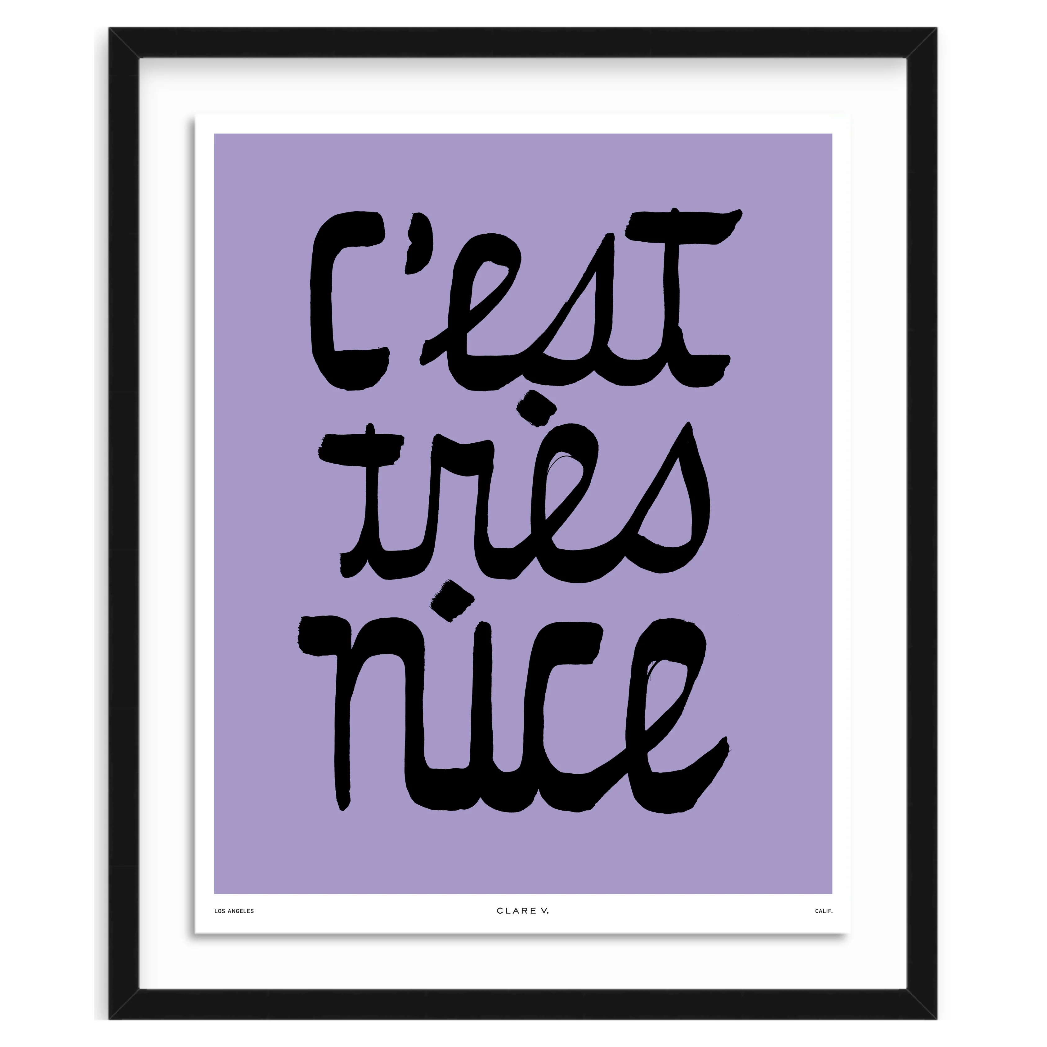 C'est Trés Nice Art Print - Image 3