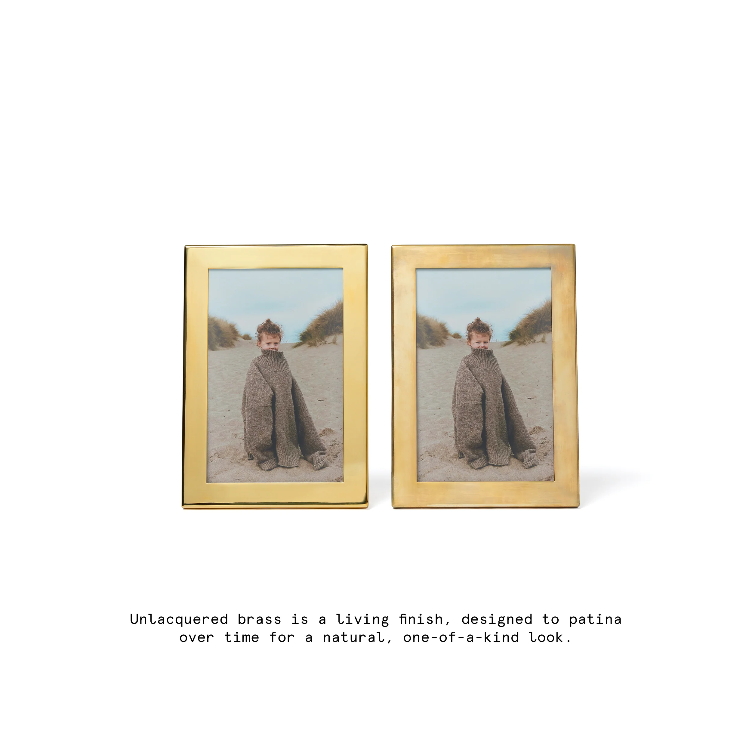 Fine Metal Frame Brass: 9x11 - Image 5