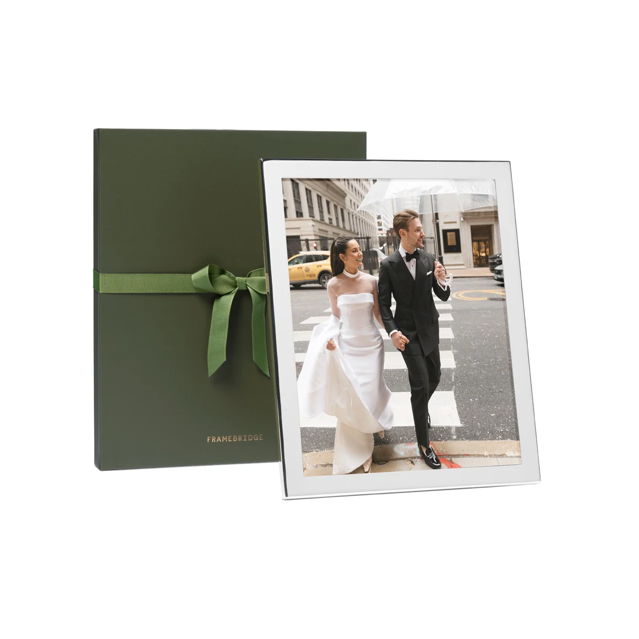 Fine Metal Frame Silver Plated: 9x11 - Image 3