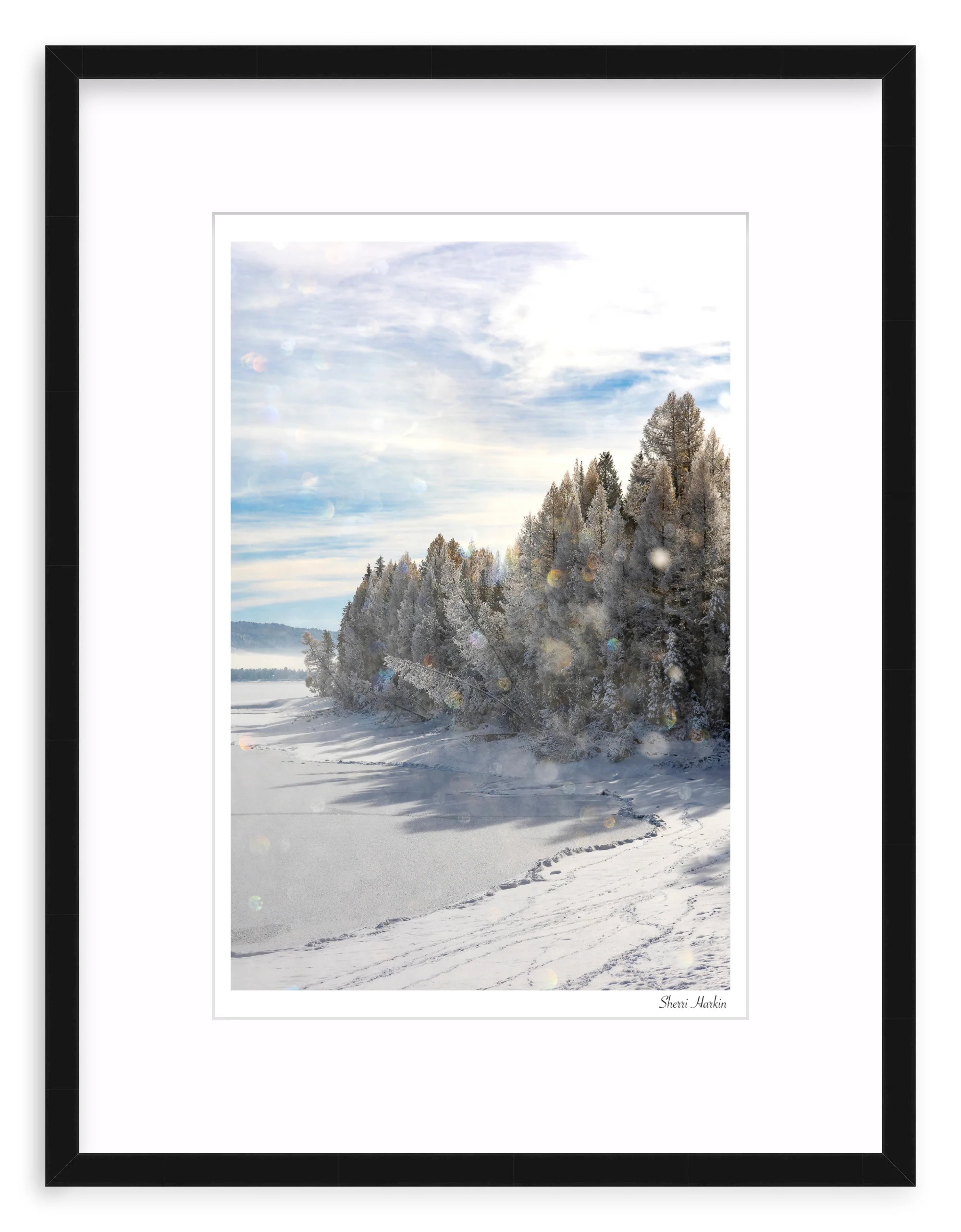 Frost Crystals in the Air