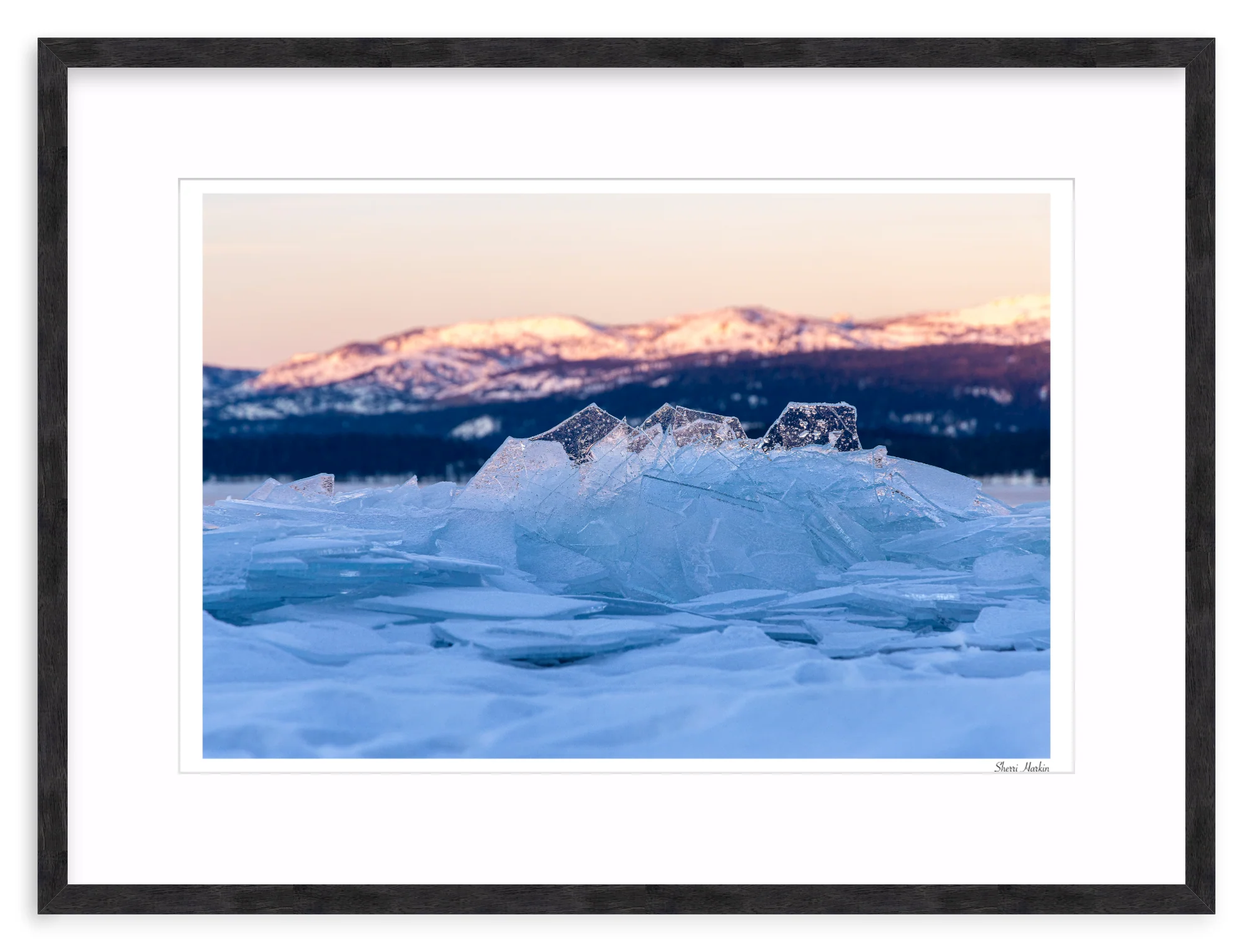 Ice on Payette Lake - Image 11