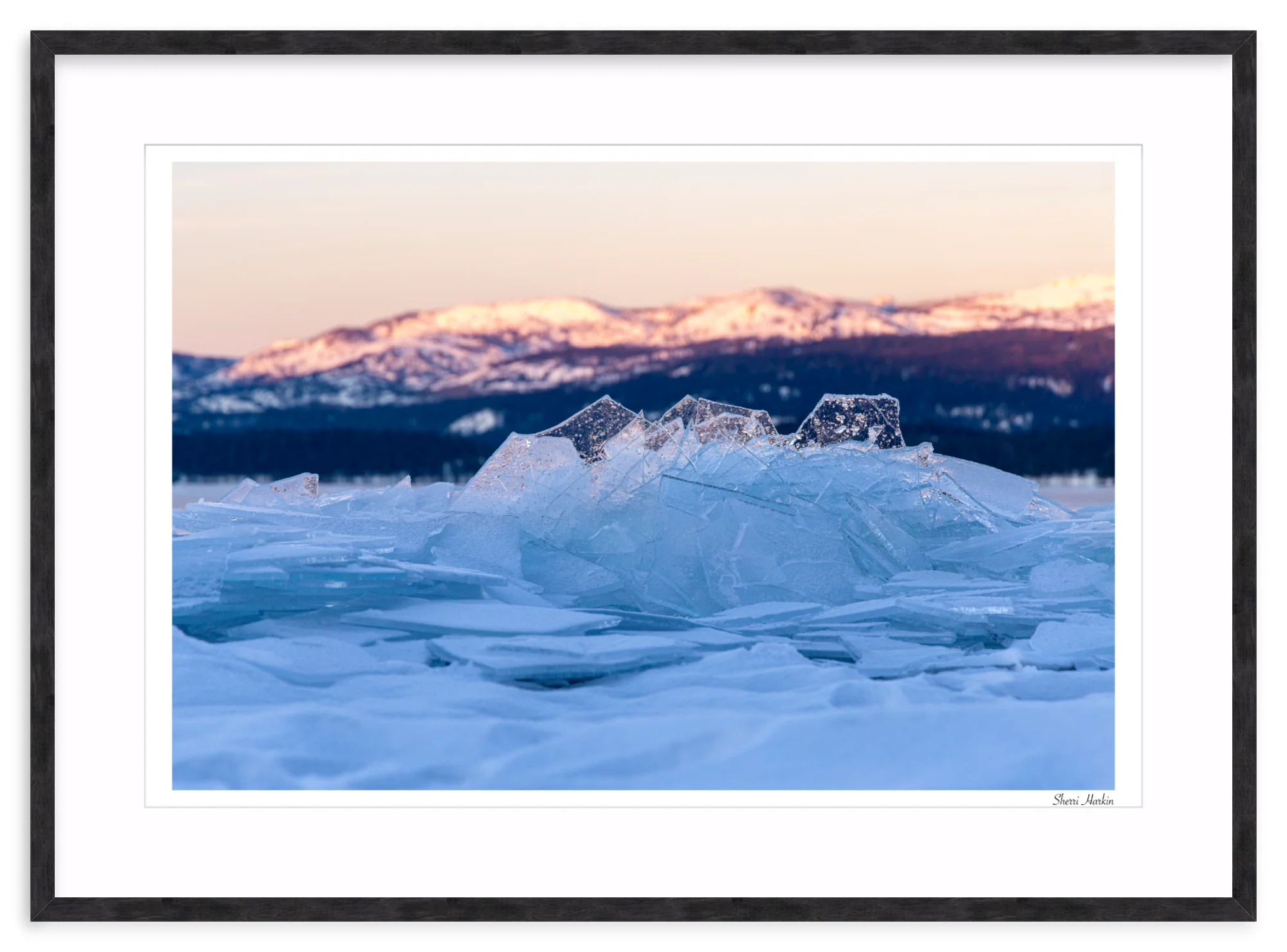 Ice on Payette Lake - Image 12