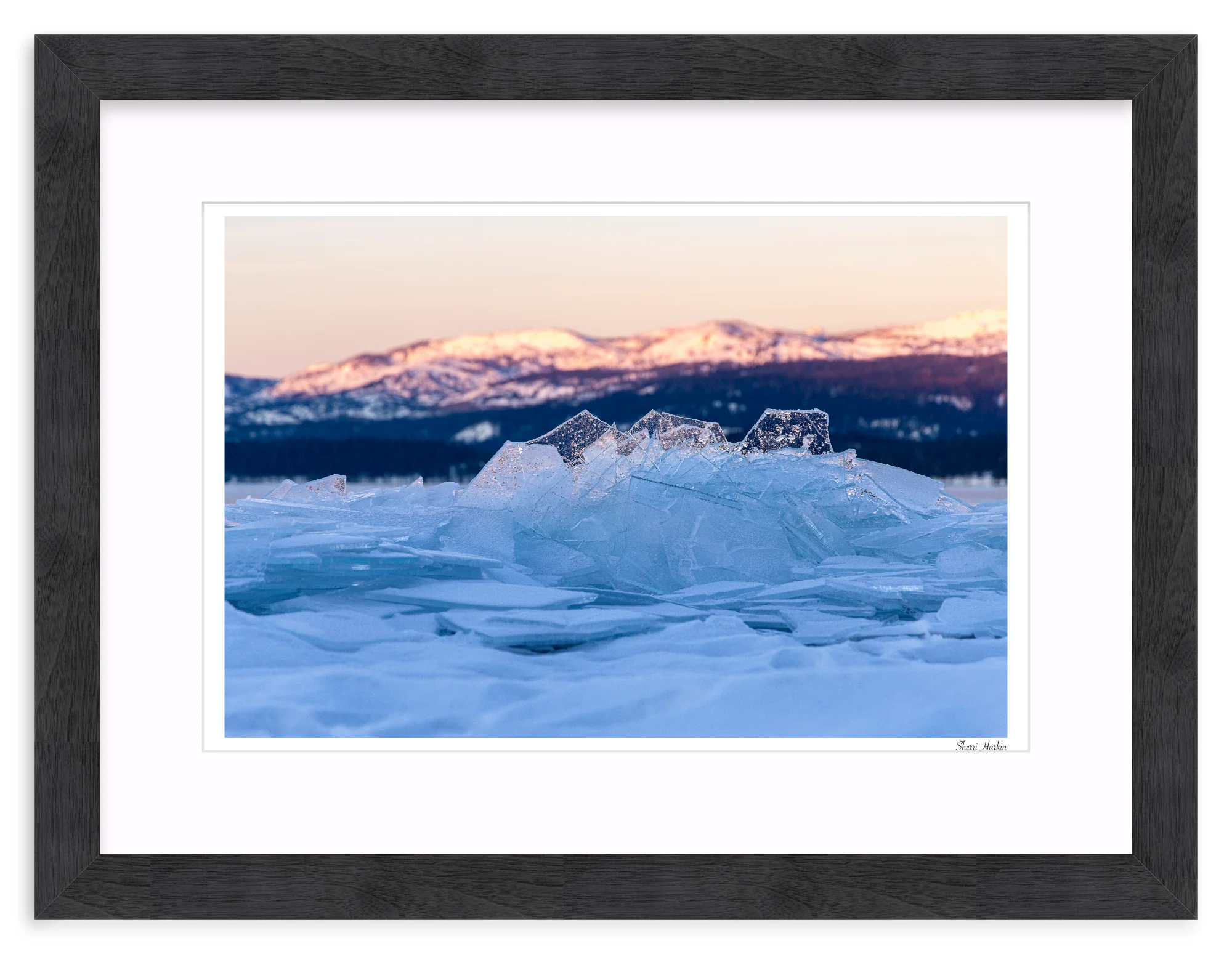 Ice on Payette Lake - Image 14