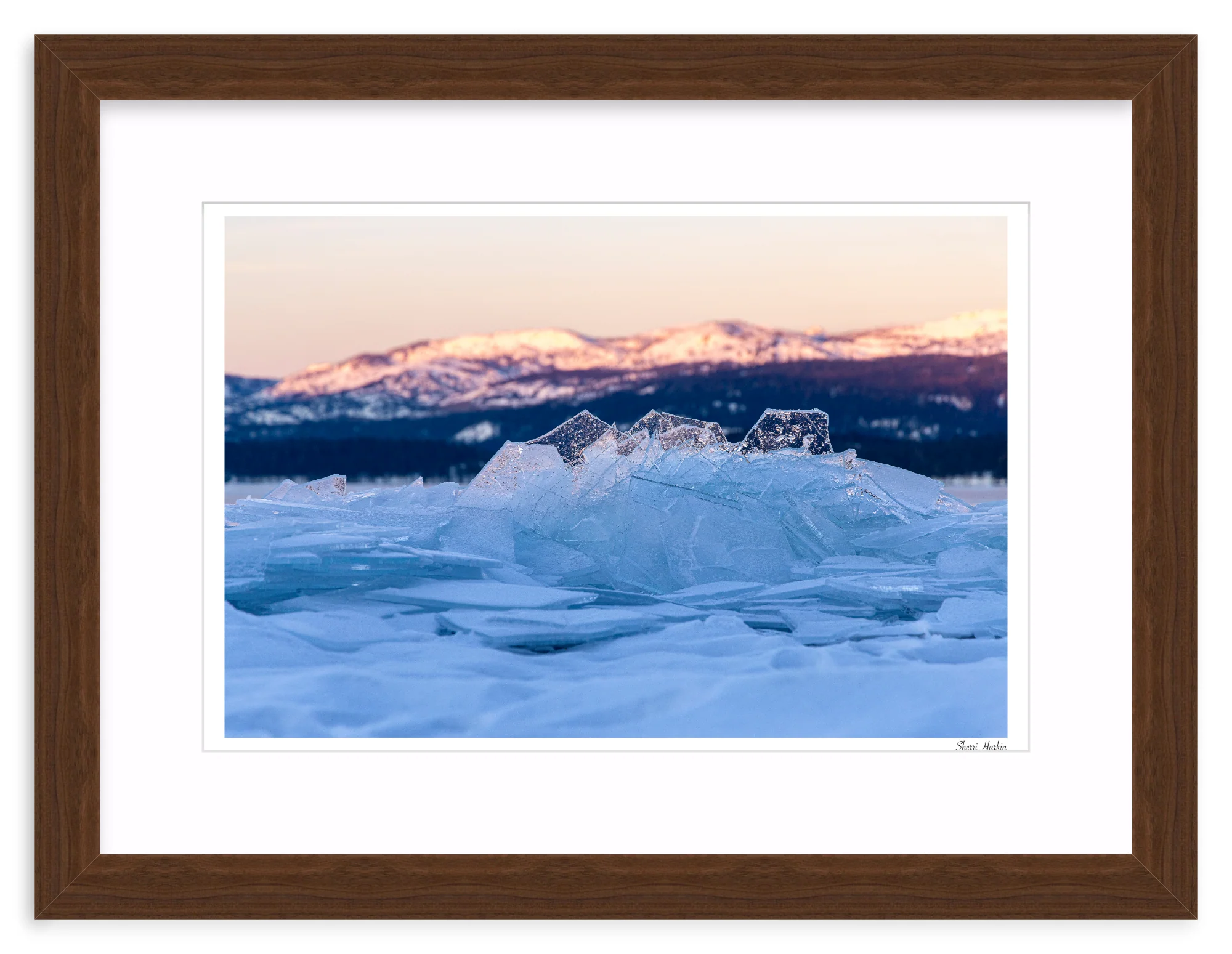 Ice on Payette Lake - Image 8
