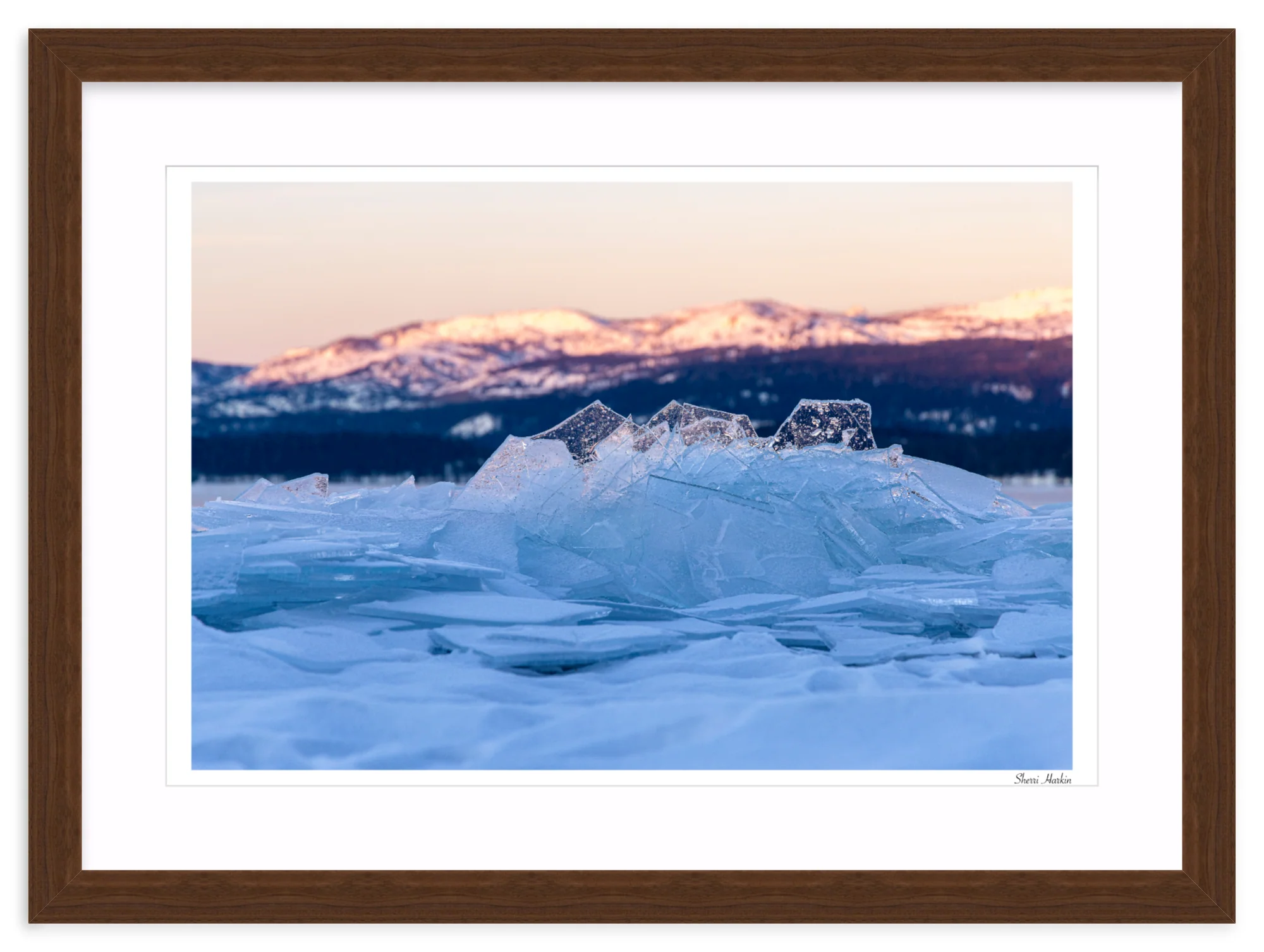 Ice on Payette Lake - Image 9